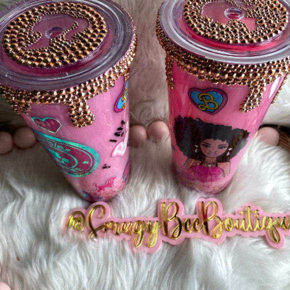 Inspired Barbie Snowglobe tumbler - Picture 6 of 6